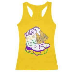 Mardi Gras Racerback Tank Top Shake Your Bootie Bead Boots TS10 Daisy Print Your Wear