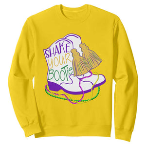 Mardi Gras Sweatshirt Shake Your Bootie Bead Boots TS10 Daisy Print Your Wear