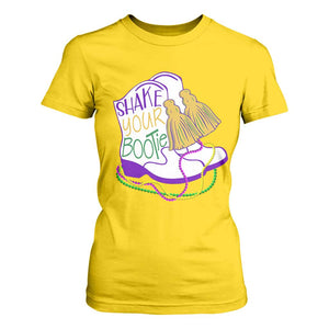 Mardi Gras T Shirt For Women Shake Your Bootie Bead Boots TS10 Daisy Print Your Wear
