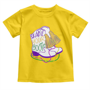 Mardi Gras Toddler T Shirt Shake Your Bootie Bead Boots TS10 Daisy Print Your Wear