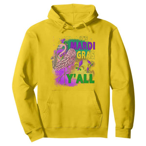 Its Mardi Gras Yall Hoodie Funny Carnival Flamingo TS10 Daisy Print Your Wear