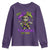 Mardi Gras Voodoo Youth Sweatshirt New Orleans Witch Doctor Dont Make Me Go All Voodoo On You TS10 Purple Print Your Wear