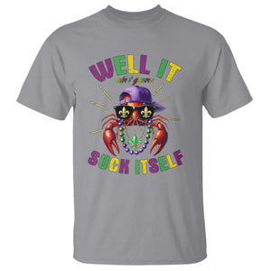 It Aint Gonna Suck Itself Crawfish Funny Mardi Gras T Shirt TS10 Sport Gray Print Your Wear