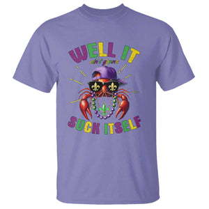 It Aint Gonna Suck Itself Crawfish Funny Mardi Gras T Shirt TS10 Violet Print Your Wear