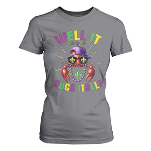 It Aint Gonna Suck Itself Crawfish Funny Mardi Gras T Shirt For Women TS10 Charcoal Print Your Wear