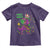 Mardi Gras Dino Toddler T Shirt Toddler Kids Boys Gift Mardi Grawr TS10 Purple Print Your Wear