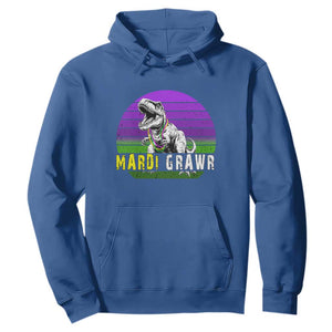 Mardi Grawr Dinosaur Hoodie Toddler Kids Boys Gift TS10 Royal Blue Print Your Wear