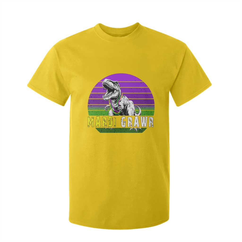 Mardi Grawr Dinosaur T Shirt For Kid Toddler Kids Boys Gift TS10 Daisy Print Your Wear