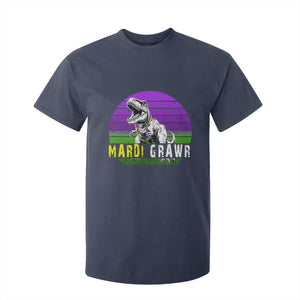 Mardi Grawr Dinosaur T Shirt For Kid Toddler Kids Boys Gift TS10 Navy Print Your Wear