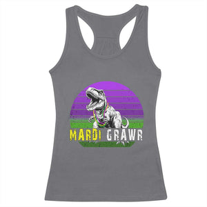 Mardi Grawr Dinosaur Racerback Tank Top Toddler Kids Boys Gift TS10 Charcoal Print Your Wear