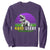 Mardi Grawr Dinosaur Sweatshirt Toddler Kids Boys Gift TS10 Purple Print Your Wear