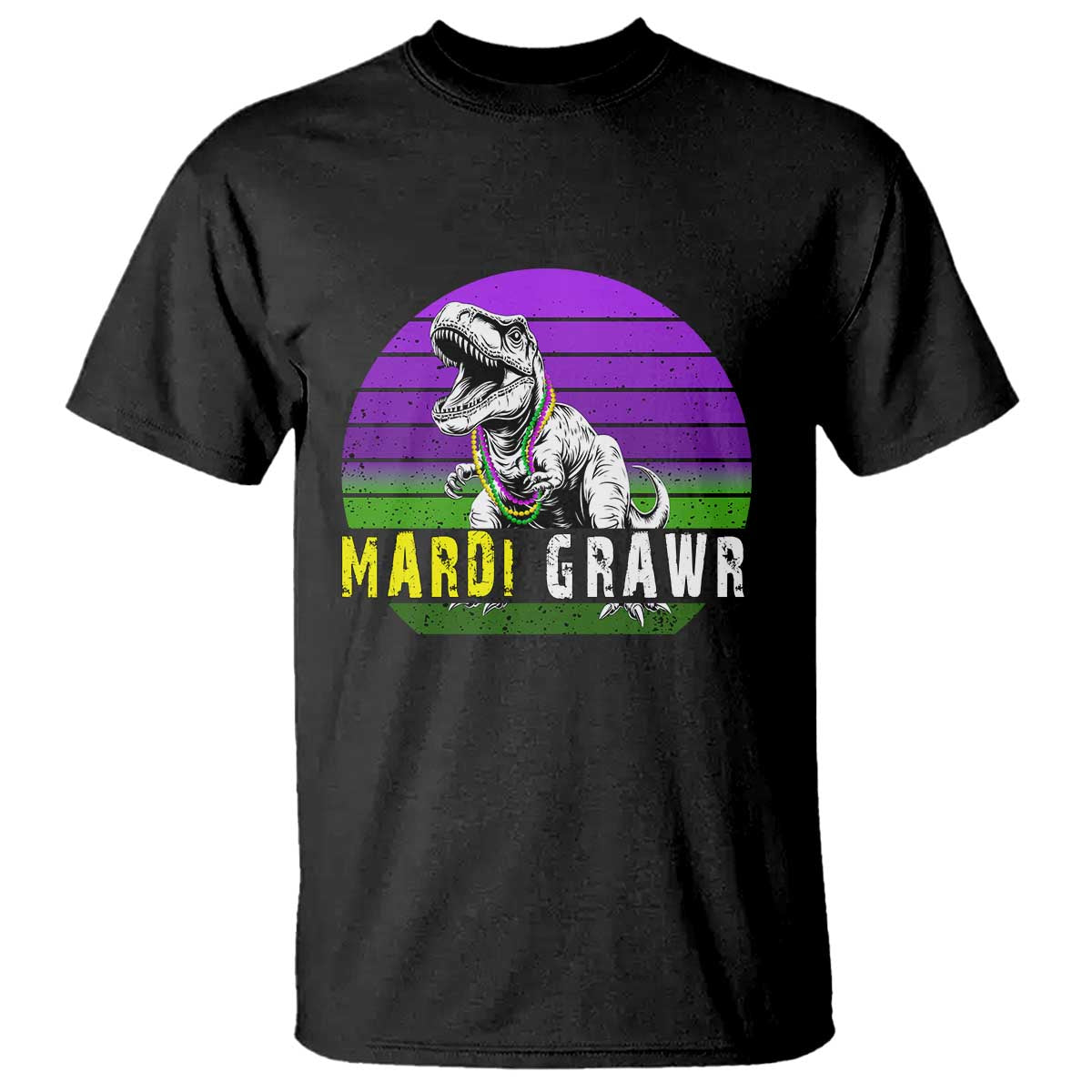 Mardi Grawr Dinosaur T Shirt Toddler Kids Boys Gift TS10 Black Print Your Wear