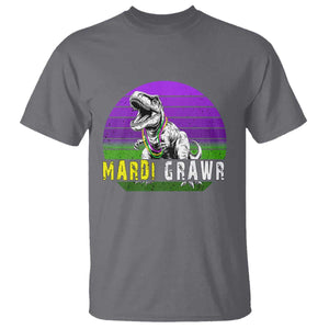 Mardi Grawr Dinosaur T Shirt Toddler Kids Boys Gift TS10 Charcoal Print Your Wear