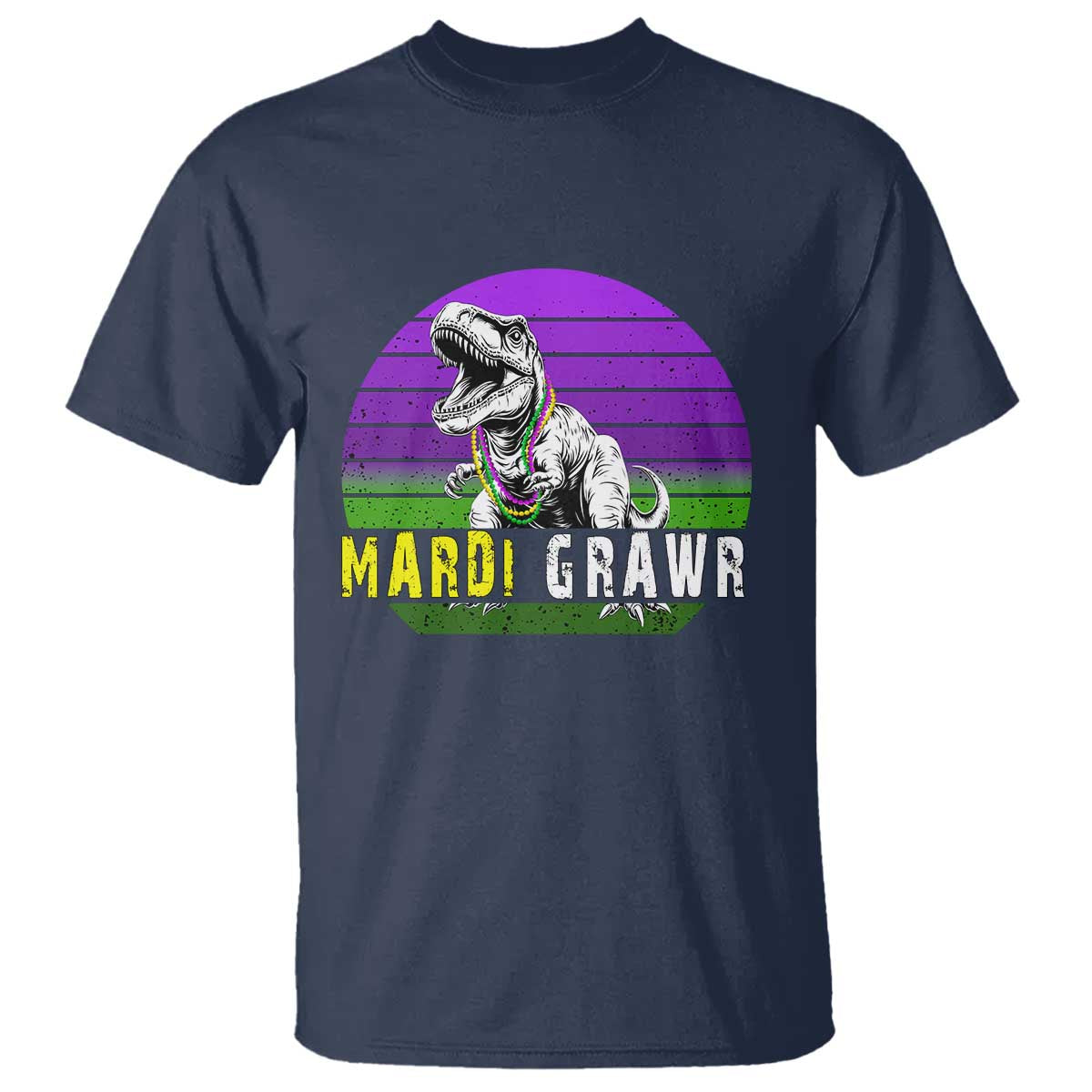 Mardi Grawr Dinosaur T Shirt Toddler Kids Boys Gift TS10 Navy Print Your Wear
