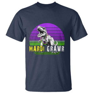 Mardi Grawr Dinosaur T Shirt Toddler Kids Boys Gift TS10 Navy Print Your Wear