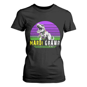 Mardi Grawr Dinosaur T Shirt For Women Toddler Kids Boys Gift TS10 Black Print Your Wear