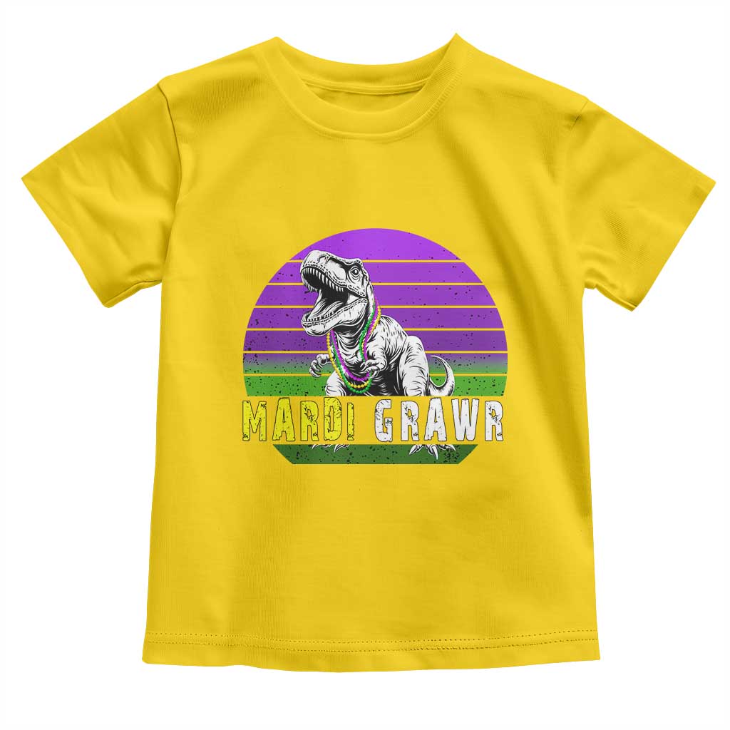 Mardi Grawr Dinosaur Toddler T Shirt Toddler Kids Boys Gift TS10 Daisy Print Your Wear