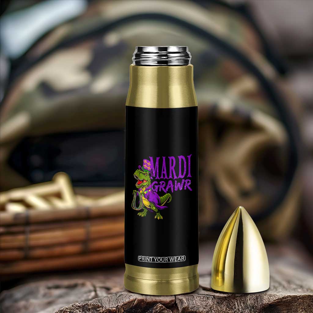 Dinosaur Mardi Gras Bullet Tumbler Funny Meme New Orleans Party Custume Beads TS10 Print Your Wear