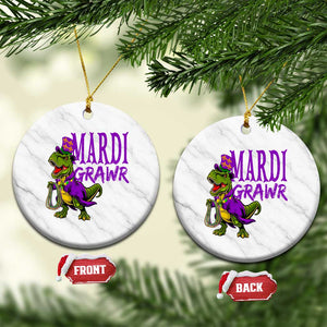Dinosaur Mardi Gras Ceramic Ornament Funny Meme New Orleans Party Custume Beads TS10 1pc White Marble Print Your Wear