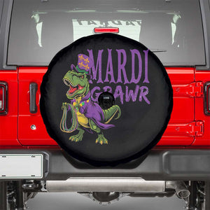 Dinosaur Mardi Gras Spare Tire Cover Funny Meme New Orleans Party Custume Beads TS10 Black Print Your Wear