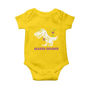 Mardi Gras Grawr Dinosaur Baby Onesie Fat Tuesday Kids TS10 Daisy Print Your Wear