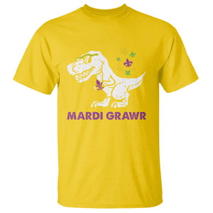 Mardi Gras Grawr Dinosaur T Shirt Fat Tuesday Kids TS10 Daisy Print Your Wear