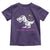 Mardi Gras Grawr Dinosaur Toddler T Shirt Fat Tuesday Kids TS10 Purple Print Your Wear