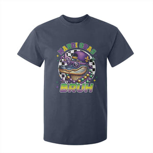 Bruh Mardi Gras Crocodile T Shirt For Kid Alligator Costume Teens Boys Kids TS10 Navy Print Your Wear