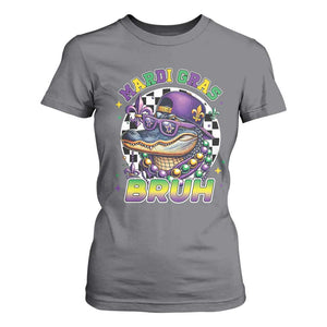 Bruh Mardi Gras Crocodile T Shirt For Women Alligator Costume Teens Boys Kids TS10 Charcoal Print Your Wear