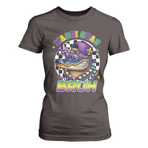 Bruh Mardi Gras Crocodile T Shirt For Women Alligator Costume Teens Boys Kids TS10 Dark Chocolate Print Your Wear
