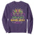 This Is My Mardi Gras Shirt Sweatshirt Funny Outfit Party Mask Costume TS10 Purple Print Your Wear