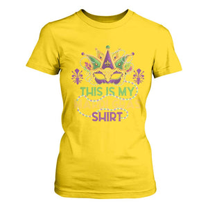 This Is My Mardi Gras Shirt T Shirt For Women Funny Outfit Party Mask Costume TS10 Daisy Print Your Wear