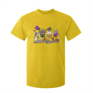 Mardi Gras Drinking Party T Shirt For Kid Fat Tuesday Wine Beads Carnival TS10 Daisy Print Your Wear