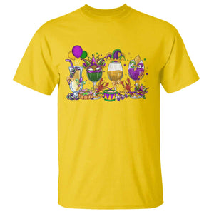 Mardi Gras Drinking Party T Shirt Fat Tuesday Wine Beads Carnival TS10 Daisy Print Your Wear