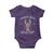 Mardi Gras Baby Onesie The Carnival Social Club Louisiana Crawfish Glitter Print TS10 Purple Print Your Wear