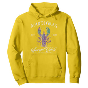 Mardi Gras Hoodie The Carnival Social Club Louisiana Crawfish Glitter Print TS10 Daisy Print Your Wear