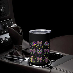 Mardi Gras Coquette Tumbler Cup Glitter Print Louisiana New Orleans Party Custume Beads TS10 Print Your Wear
