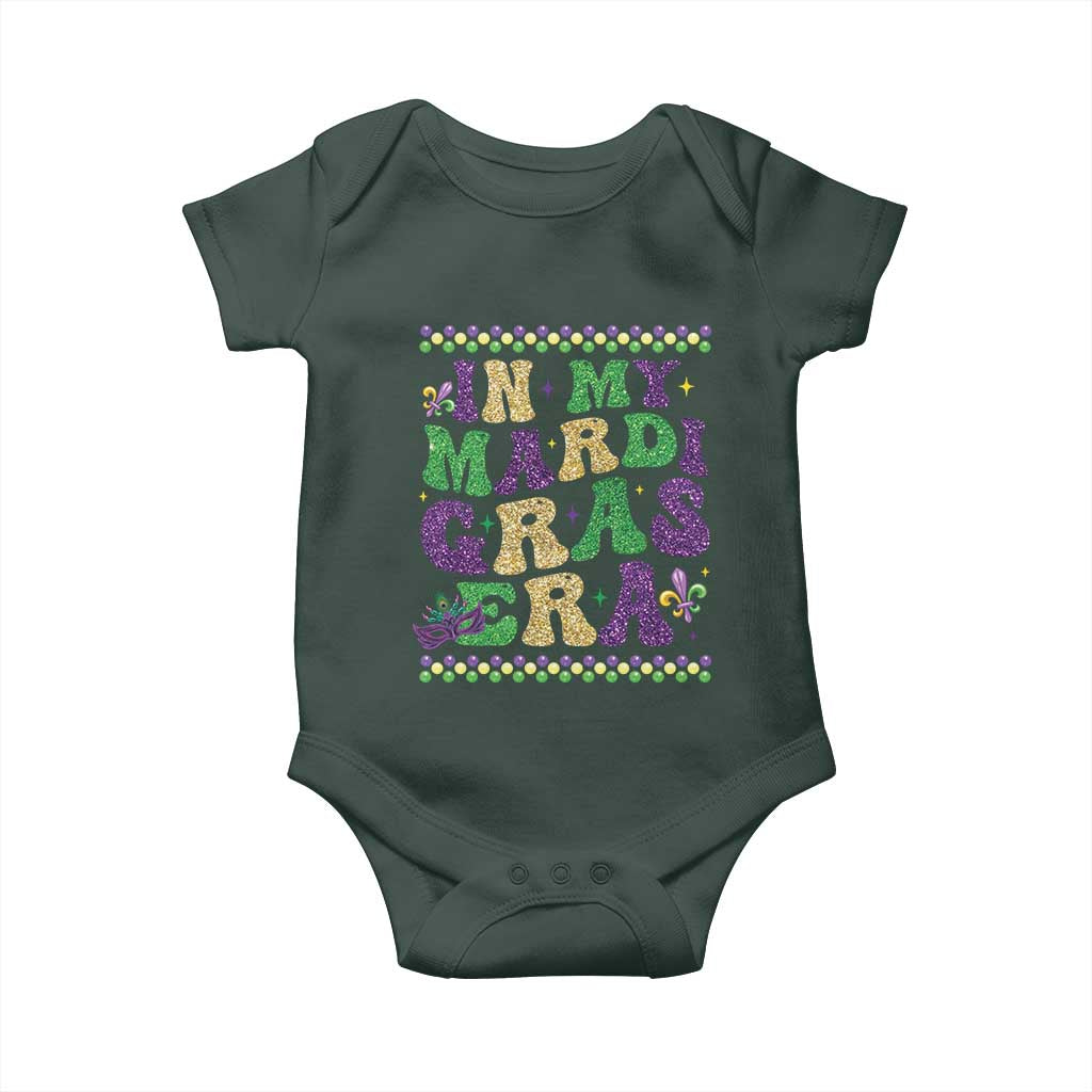In My Mardi Gras Era Baby Onesie Carnival New Orleans Trip Glitter Print TS10 Print Your Wear