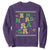 In My Mardi Gras Era Sweatshirt Carnival New Orleans Trip Glitter Print TS10 Purple Print Your Wear