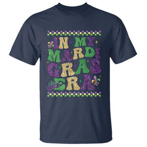 In My Mardi Gras Era T Shirt Carnival New Orleans Trip Glitter Print TS10 Navy Print Your Wear