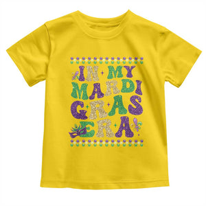 In My Mardi Gras Era Toddler T Shirt Carnival New Orleans Trip Glitter Print TS10 Daisy Print Your Wear