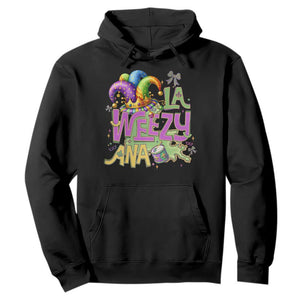 Funny Mardi Gras Hoodie La Weezy Ana TS10 Black Print Your Wear