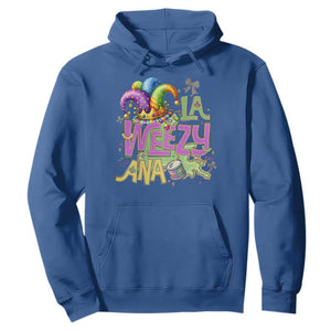 Funny Mardi Gras Hoodie La Weezy Ana TS10 Royal Blue Print Your Wear