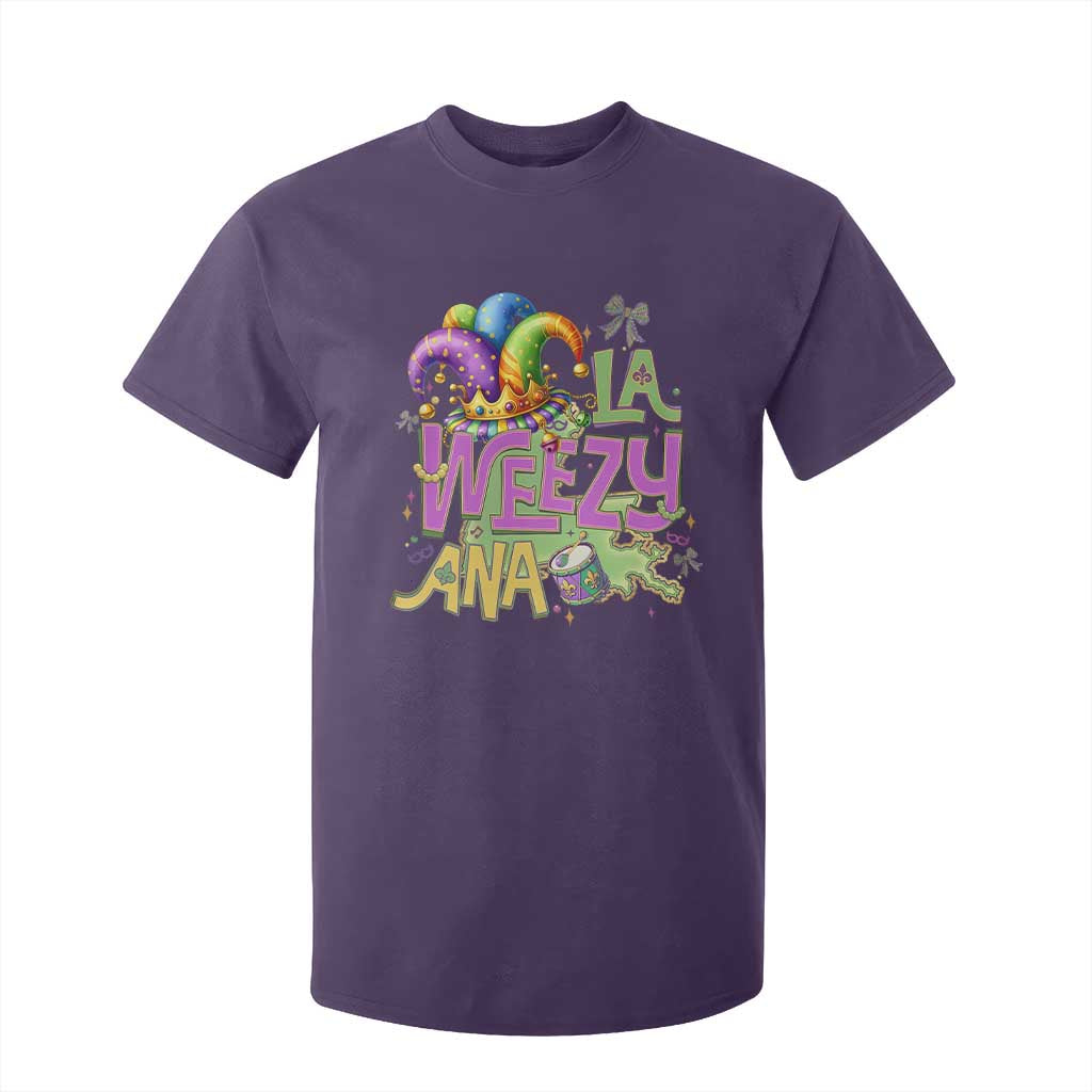 Funny Mardi Gras T Shirt For Kid La Weezy Ana TS10 Purple Print Your Wear