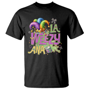 Funny Mardi Gras T Shirt La Weezy Ana TS10 Black Print Your Wear