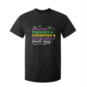 Beads Parades Crawfish King Cake Mardi Gras T Shirt For Kid TS10 Black Print Your Wear