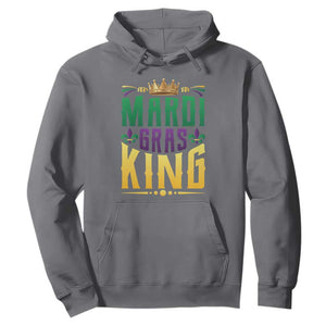 Mardi Gras King Hoodie Funny Men Carnival Costume Gift TS10 Charcoal Print Your Wear