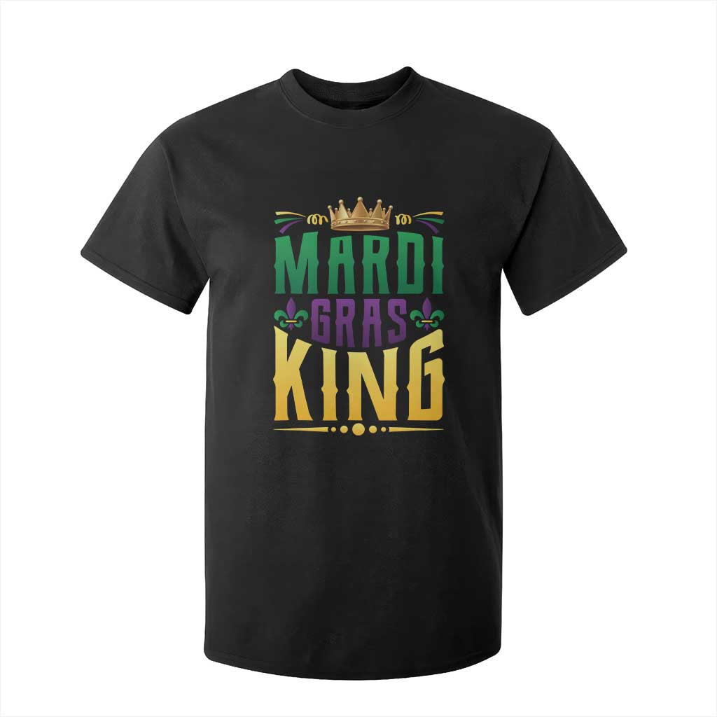 Mardi Gras King T Shirt For Kid Funny Men Carnival Costume Gift TS10 Black Print Your Wear