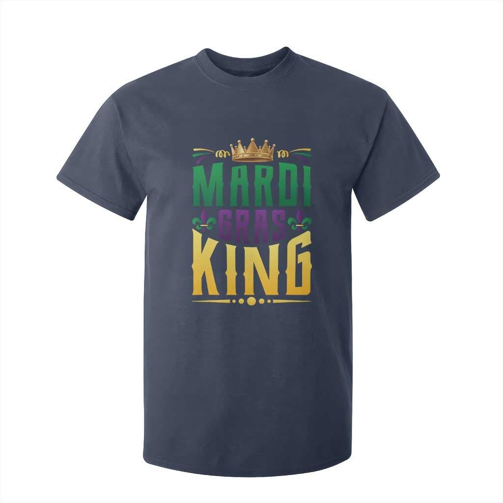 Mardi Gras King T Shirt For Kid Funny Men Carnival Costume Gift TS10 Navy Print Your Wear