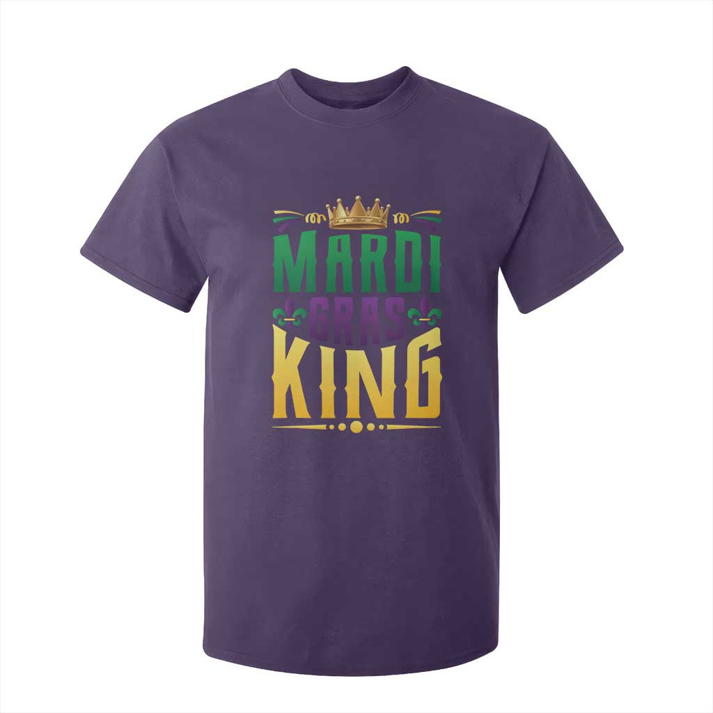Mardi Gras King T Shirt For Kid Funny Men Carnival Costume Gift TS10 Purple Print Your Wear